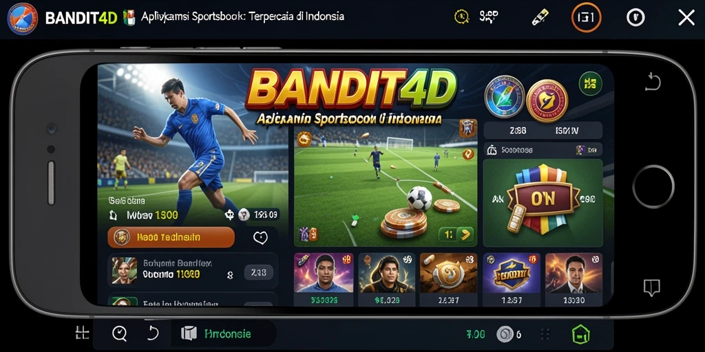 Tampilan antarmuka BANDIT4D yang menarik saat bermain taruhan olahraga.