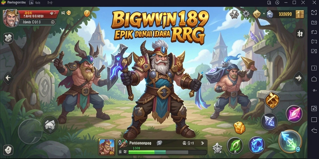 Tangkapan layar menunjukkan pertempuran epik dalam BIGWIN189.