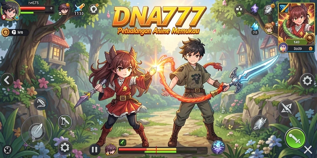 Gameplay seru dalam dunia Anime yang memikat.