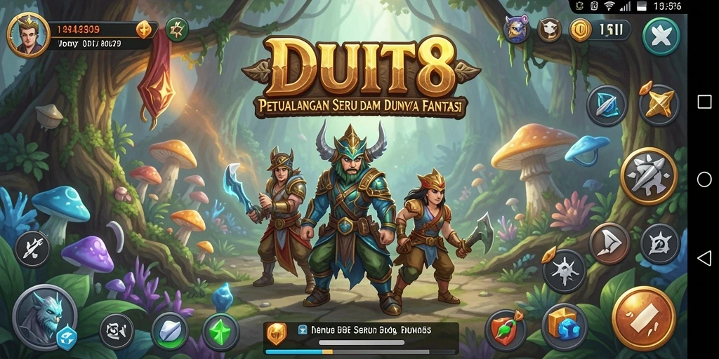 Gameplay seru dan penuh petualangan di DUIT8.