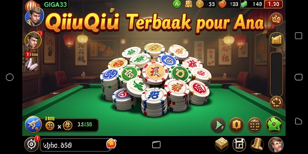 Screenshot gameplay GIGA33 saat seru bermain QiuQiu.