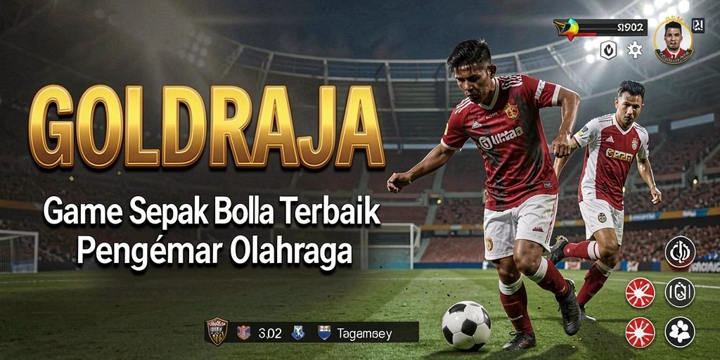 Gameplay intens dalam GOLDRAJA, menampilkan kekuatan dan strategi di lapangan.