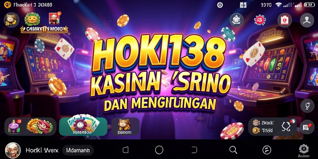 Screenshot utama HOKI138 menunjukkan gameplay Kasino yang mengesankan.
