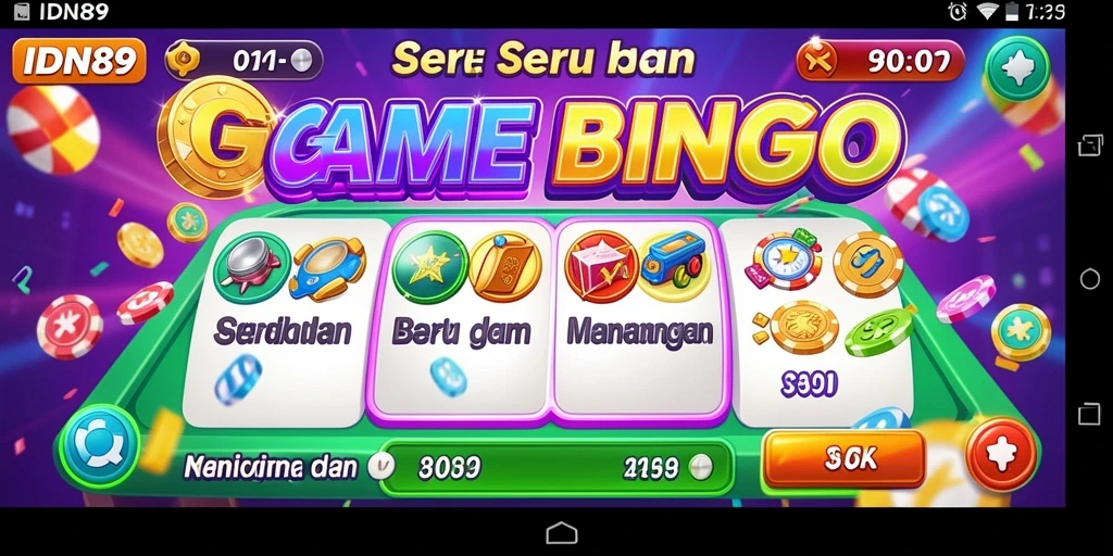 Gameplay seru dan menantang dari IDN89 yang menghadirkan Bingo.