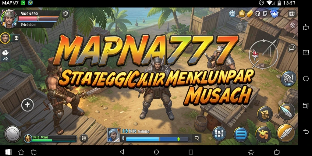Tampilan gameplay MAPNA777 yang intens dan strategis.