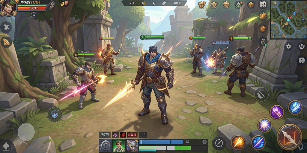 Screenshot gameplay PPRRYY dengan strategi SLG yang menegangkan.