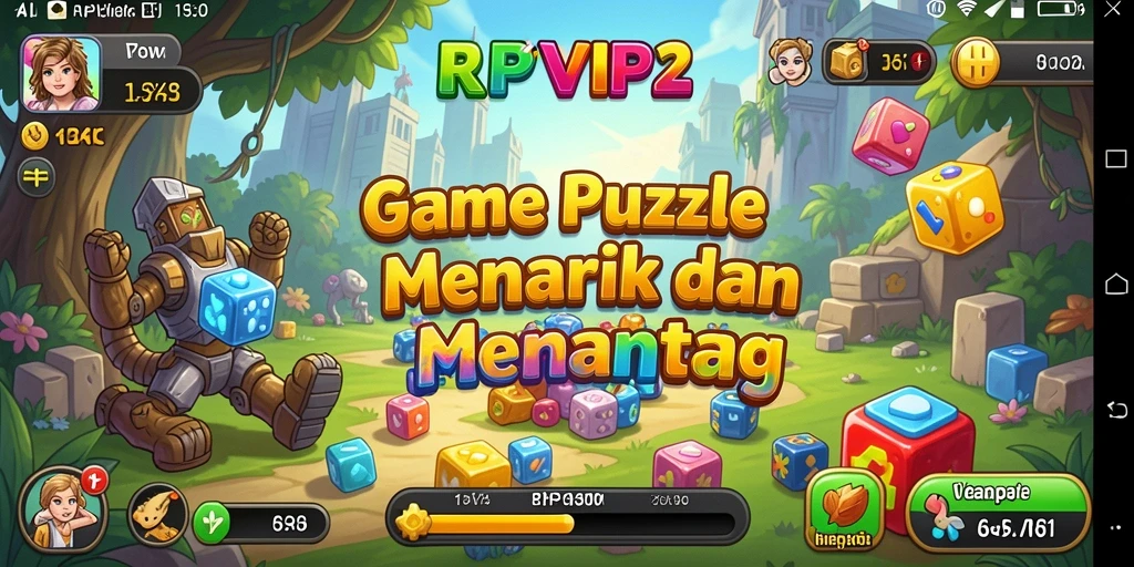 Tampilan gameplay RPVIP2 yang menarik dan menantang dalam genre Puzzle.