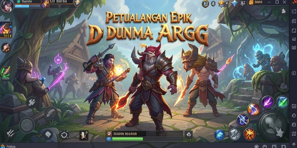 Tampilan gameplay ARPG yang seru dan penuh aksi di S80.