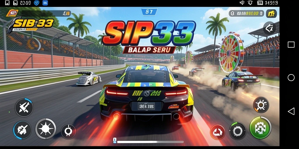 Gameplay Racing yang mendebarkan dan mobil yang dapat dimodifikasi.