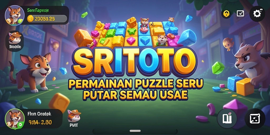 Screenshot gameplay SRITOTO menampilkan tantangan Puzzle yang menarik.
