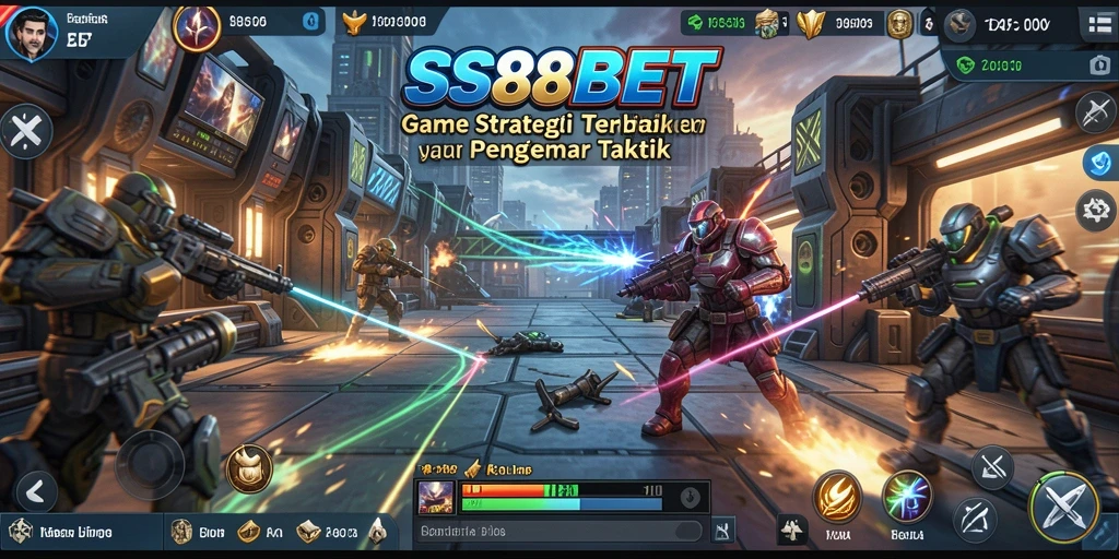 Tampilan gameplay SS88BET dengan taktik yang mendebarkan.