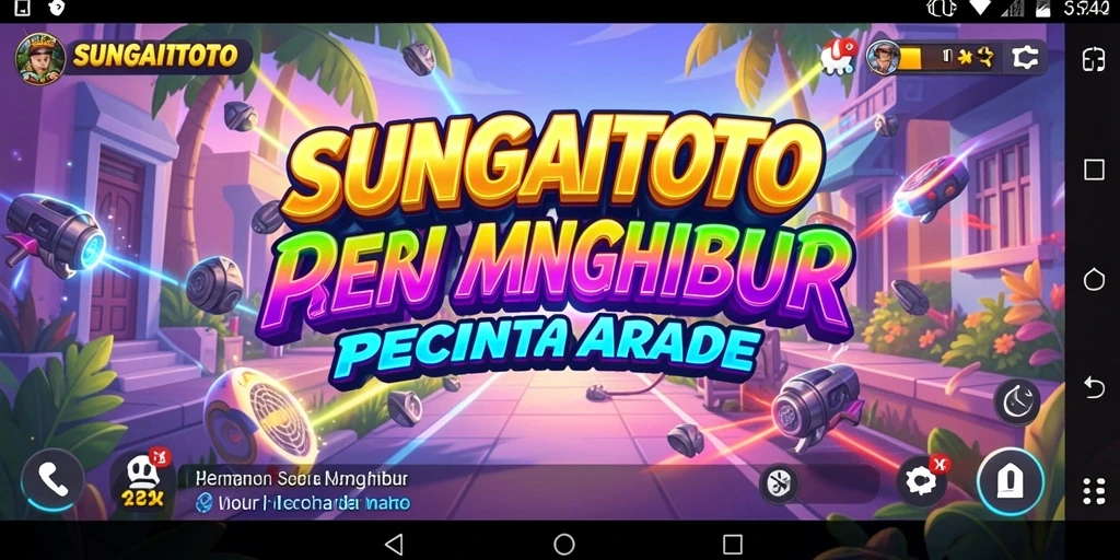 Tangkapan layar dari <strong>SUNGAITOTO</strong> menampilkan aksi seru dalam gameplay Arcade.