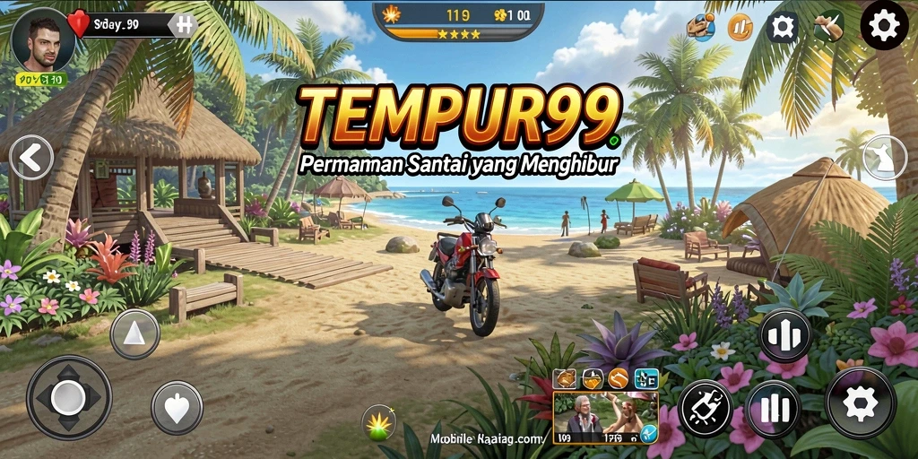 Gameplay seru dan penuh warna di TEMPUR99.