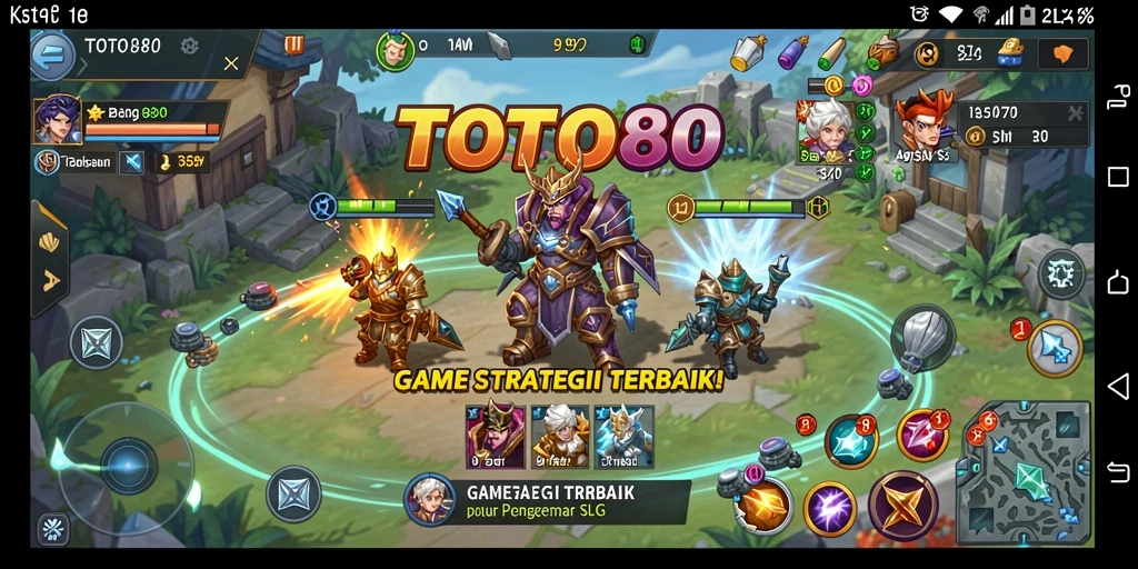 Tampilan gameplay mendebarkan dalam TOTO80 yang penuh strategi.