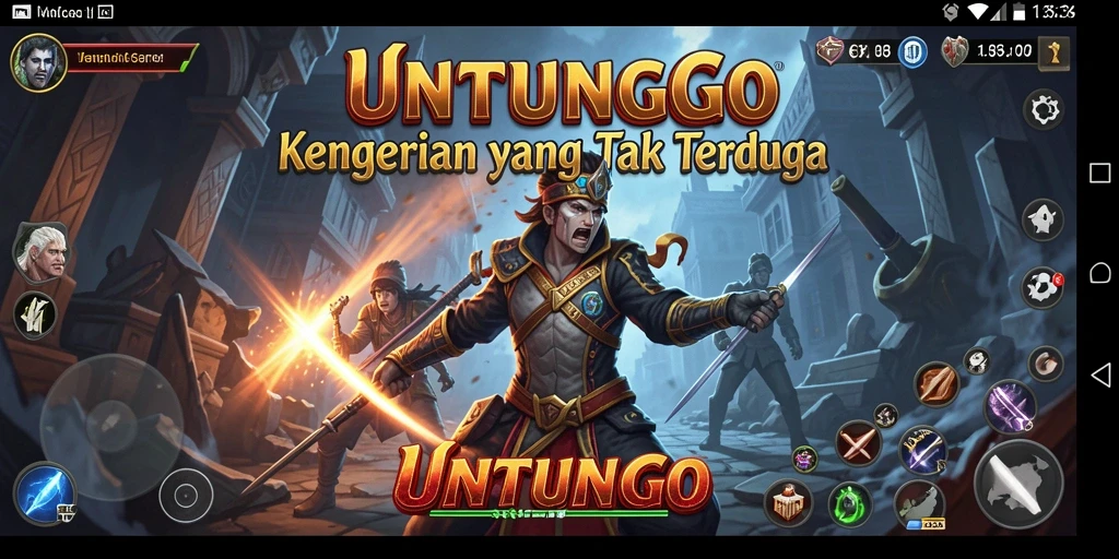 Gameplay UNTUNGGO yang menakutkan dan penuh ketegangan.