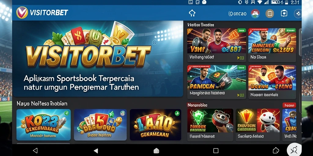 Tampilan gameplay taruhan olahraga yang menarik di VISITORBET.